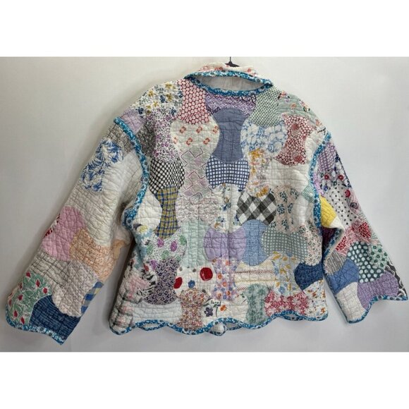 Handmade Apple Core Quilt Jacket Subcouture by Mentorsilly Size XL - Picture 15 of 16